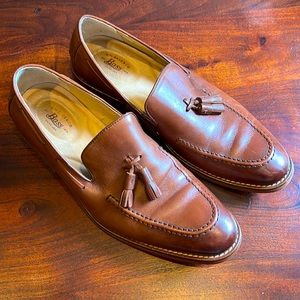 G.H. Bass Leather Loafer with A Kiltie Tassel
